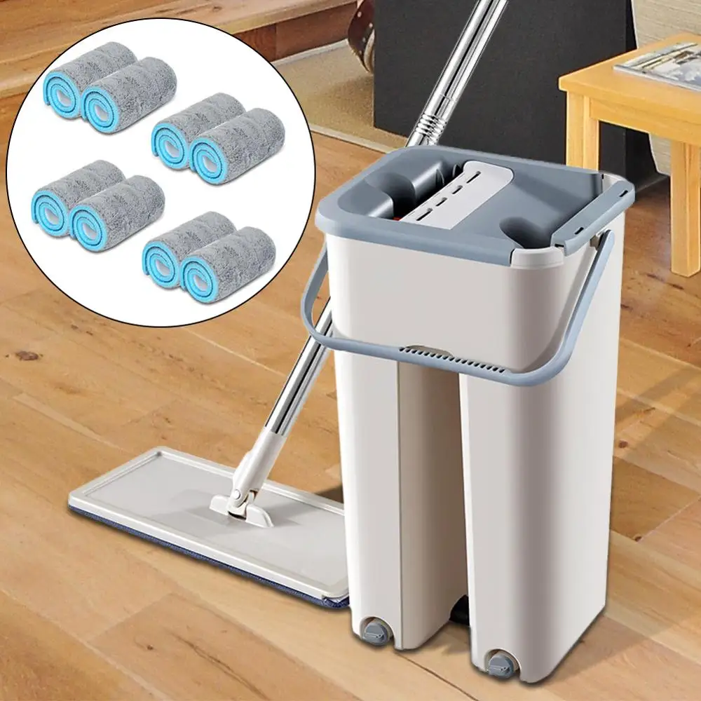 Home Cleaner Magic 360 ° Wash /& Dry Spinning Rotating Mop Seau Plancher Nettoyage