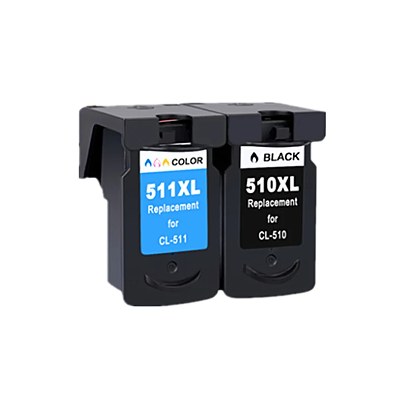 1 BK or 1 color HTL PG510 CL511 чернильный картридж Замена для Canon PG 510 pg-510XL CL 511XL для MP240 MP250 MP260 MP280 MP480 MP490 IP2700MP499 - Цвет: 1 BK or 1 color