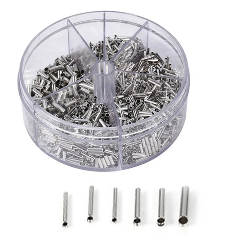 Горячая XD-1900pcs 0,5-мм2 изолированный медный обжимной провод соединитель концевой клеммный комплект
