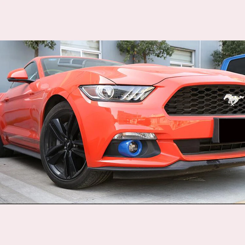 Стиль для Ford Mustang ABS передняя фара противотуманная фара светильник рамка Крышка отделка