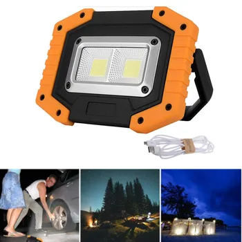 

800LM COB LED Portable Spotlight Rechargeable Outdoor Working Light For Hunting Camping Lamp Floodlight Searchlight Dropship