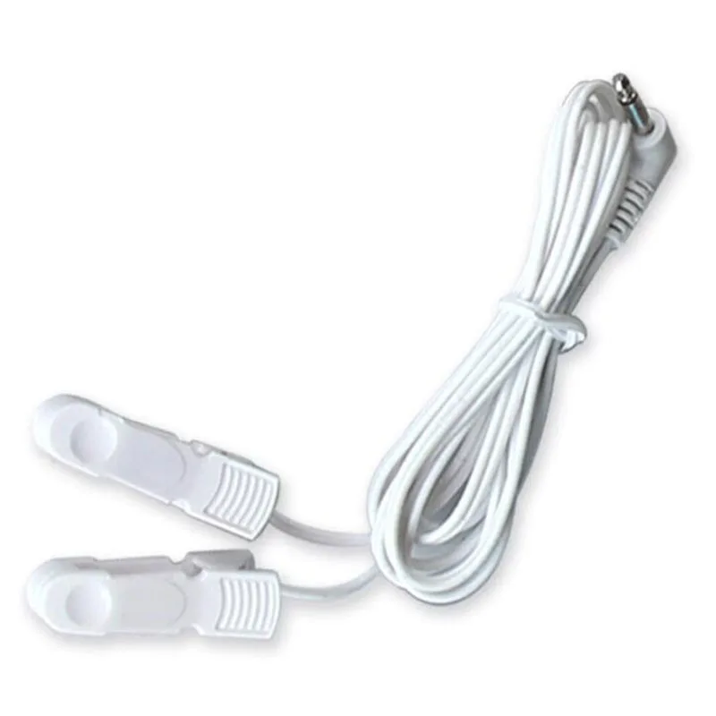 

Banggood DC 2.5mm Plug 2 Way Massage Breast Ear Clip CLAMP ELECTRODE Wire Cable for Digital Tens Full Body Massager