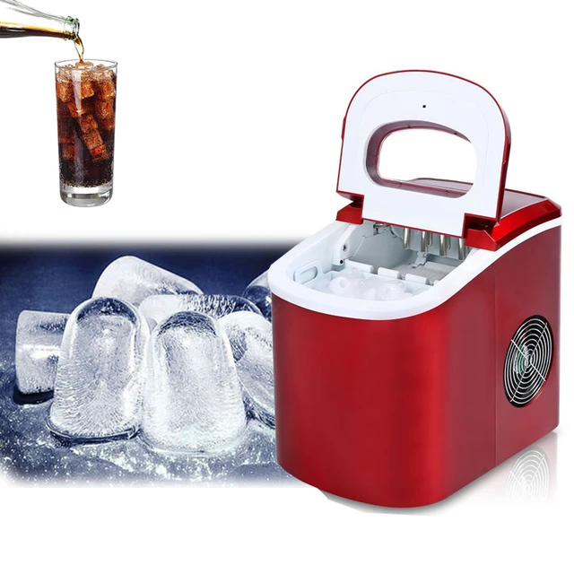 120kg/24h Bullet Ice Making Machine Portable Commercial Ice Maker