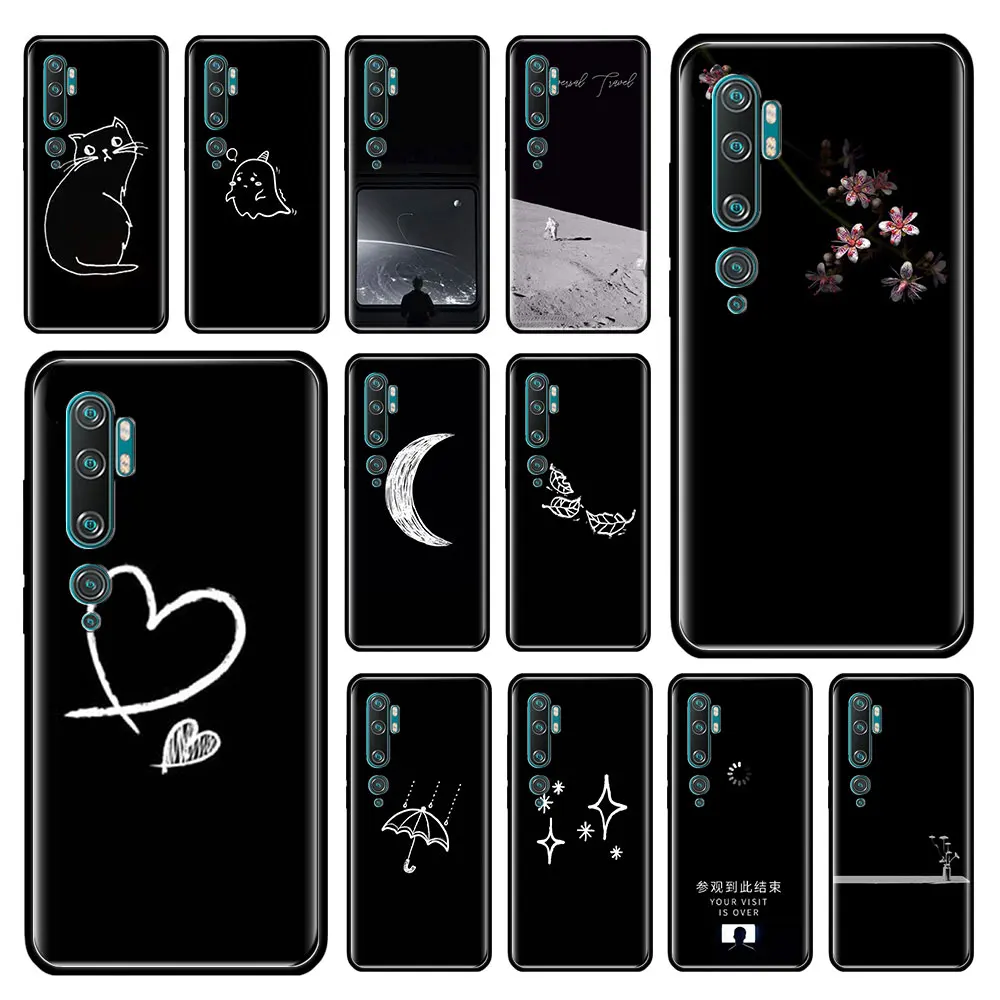 Чехол для телефона из ТПУ с рисунком звездного неба Xiaomi Mi Note 10 5G 9 9T CC9 CC9E A3 A2 Lite Poco X2