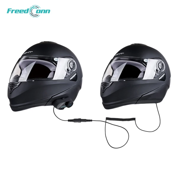 FreedConn TCOM-02S переговорное bluetooth-устройство для Шлемы-гарнитуры для водителя и пассажира на заднем домофон