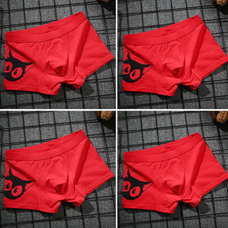 Стиль 4 шт./компл. из Boxershort Для мужчин трусы-боксеры мягкое нижнее белье трусы-боксеры cuecas из модала размера плюс трусы-боксеры с изображением Для мужчин нижнее белье Лот