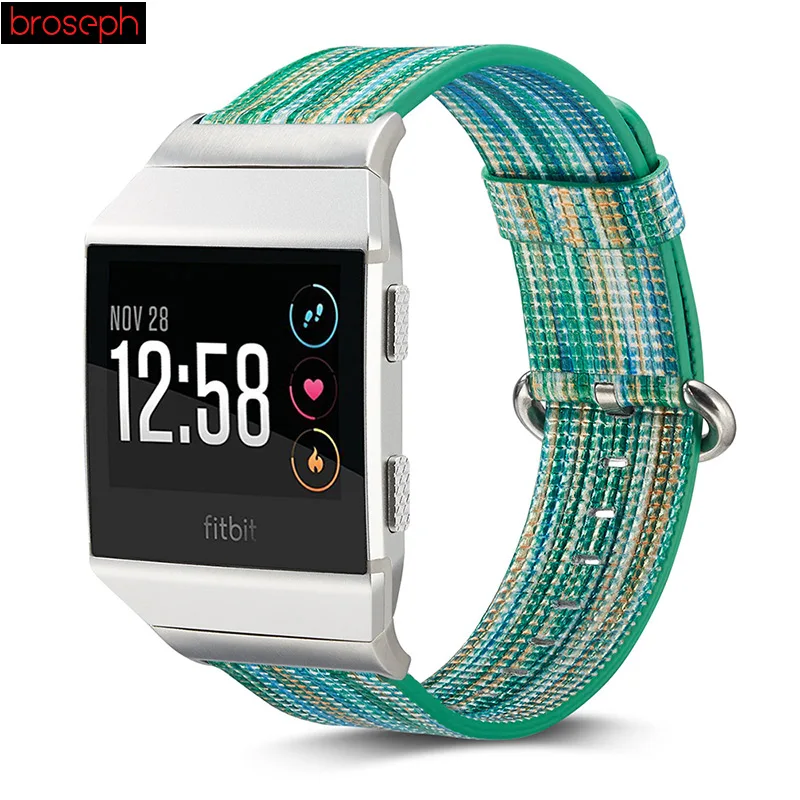 Кожаный ремешок для часов для Fitbit Ionic Smart Watch Band разноцветный окрашенный ремешок спортивный сменный Браслет для Fitbit Ionic