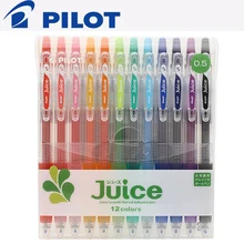 6/12 цветная ручка Pilot Juice, цветная гелевая ручка, 0,5 мм, LJU-10UF, чтобы сделать заметки, цветные ручки