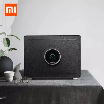 

Xiaomi CRMCR Fingerprint Safe Deposit Box 3D Capacitive Fingerprint Unlock Remote Alarm Home office intelligent control Deposit