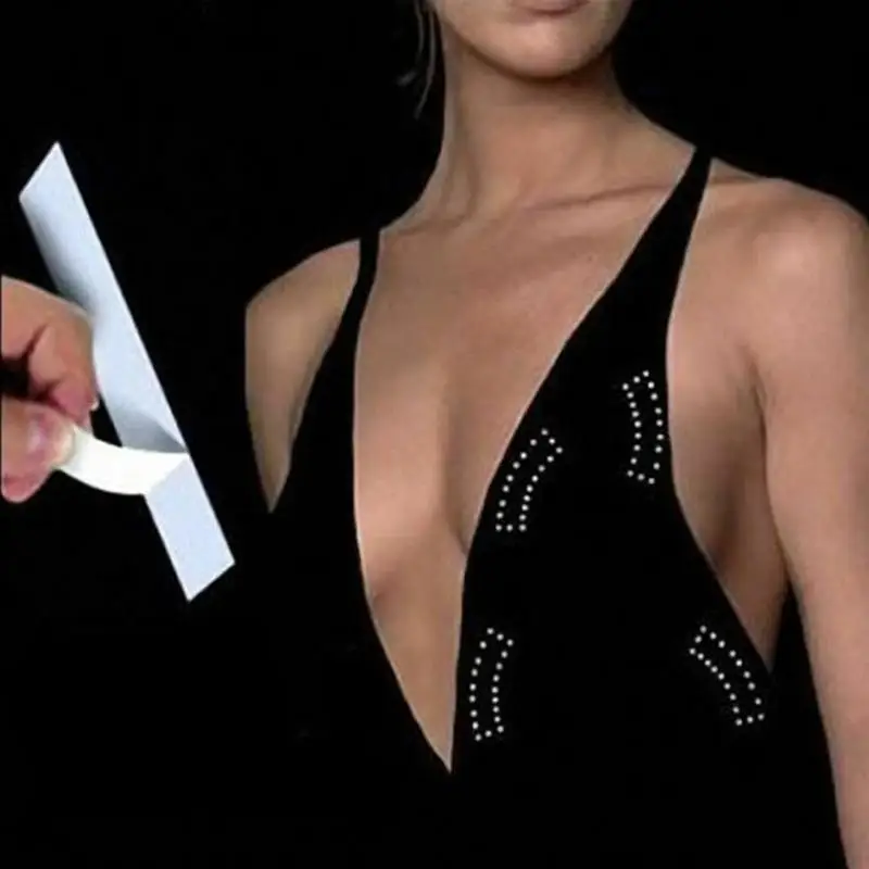 3/5M Double Sided Adhesive Safe Body Tape Clothing Waterproof Tape Strip Medical Clear Bra Lingerie P1T0