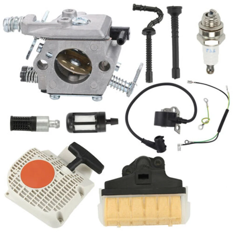 

For Stihl 021 023 025 MS210 MS230 MS250 Chainsaw Carburetor Recoil Starter Kit Garden Power Tools Accessory