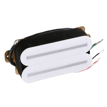 

1pc Guitar Humbucker Neck & Bridge Pickups for Electric Guitar Replacement Parts - White