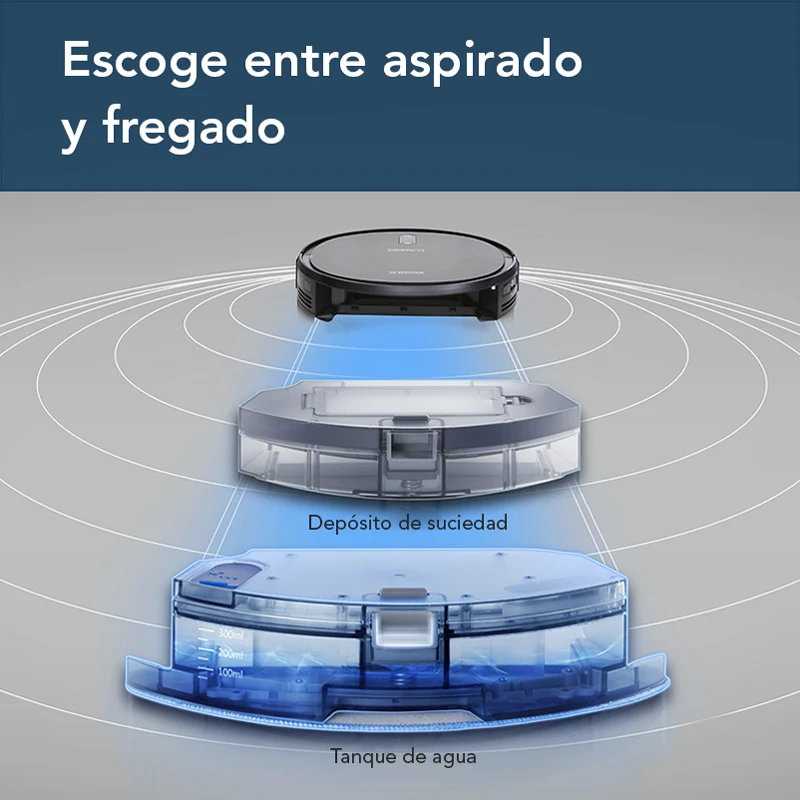  ECOVACS DEEBOT 715 Intelligent Robot Vacuum Cleaner Smart Navi 2.0 Suction MAX sucks and Scrub 2 in - 33041859593