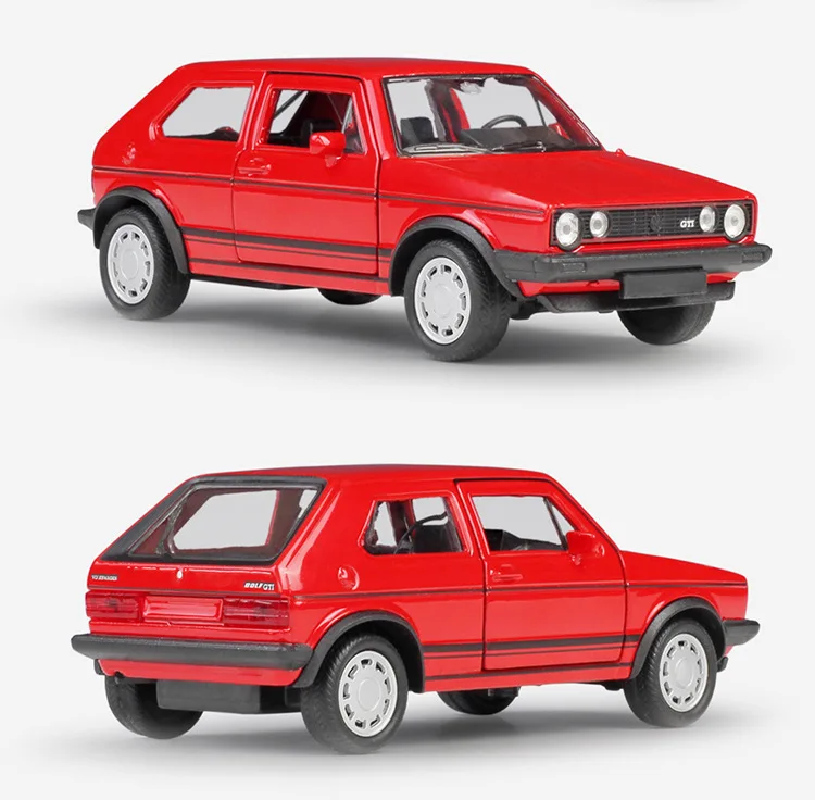 WELLY 1:36 Volkswagen Golf I GTI литой металлический сплав модель игрушечного автомобиля 2 детские игрушки подарок на день рождения рождество