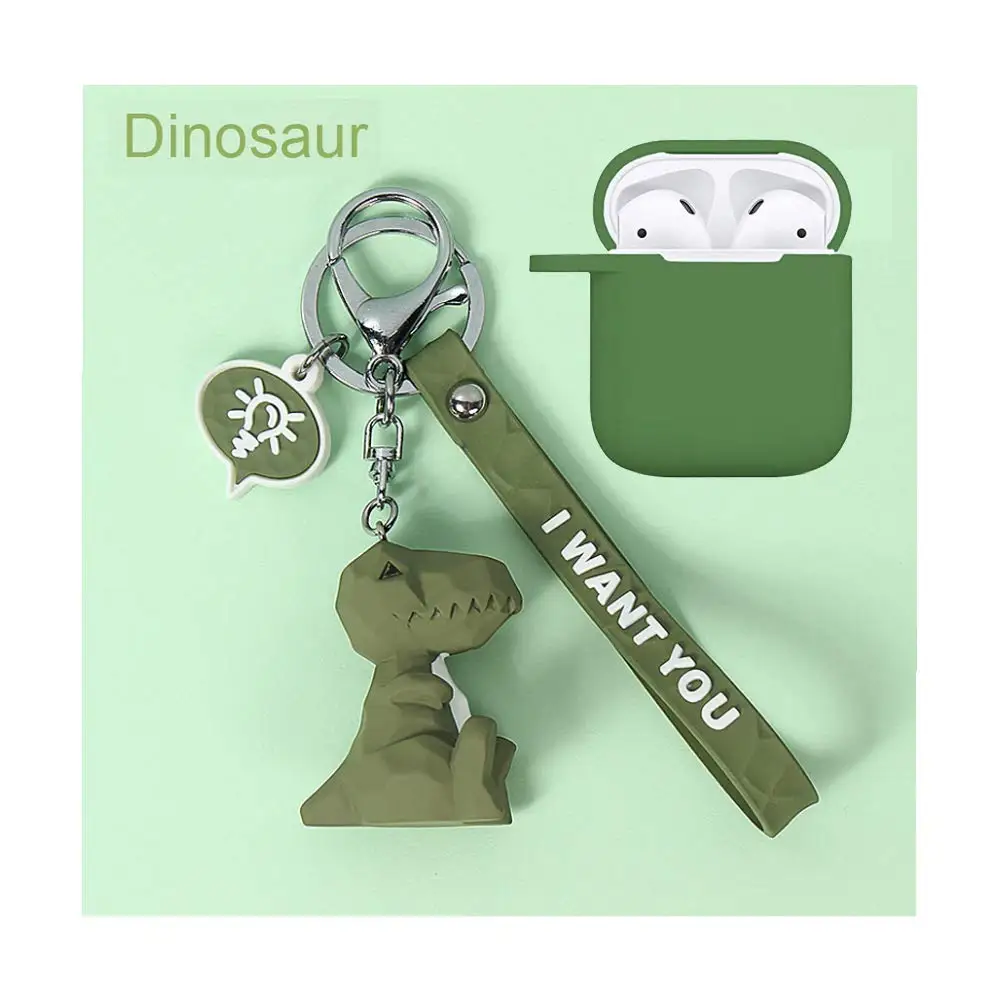 Брелок для ключей с кошкой пандой Кроликом динозавром животным |