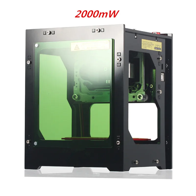 2000mW hot selling 405nm 1000mw 2000mw 3000mw high power DIY mini cnc bluetooth laser engraver router machine for depth engraving - Color: 2000mW