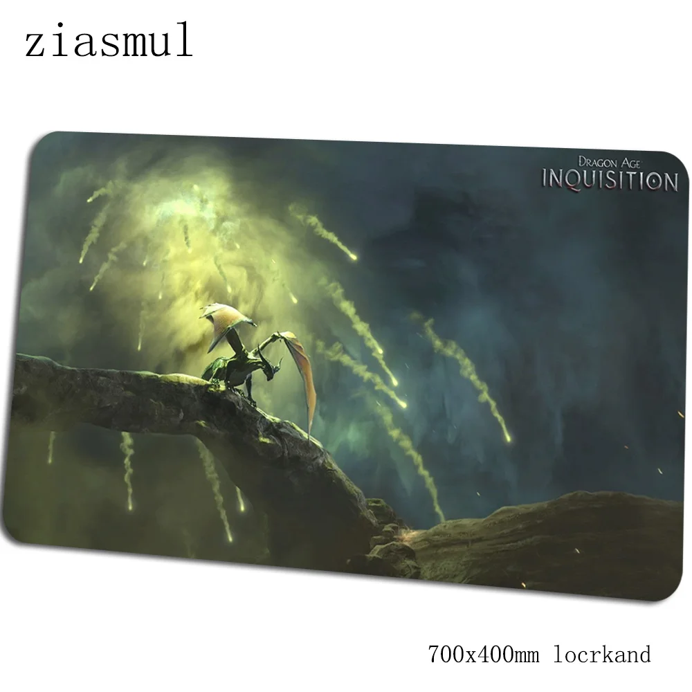 Коврик для мыши dragon age 700x400x3 мм игровой коврик для мыши большой коврик для геймера подарок на Хэллоуин компьютерная настольная клавиатура со встроенной мышью модные игровые коврики - Цвет: Size 700x400x3mm