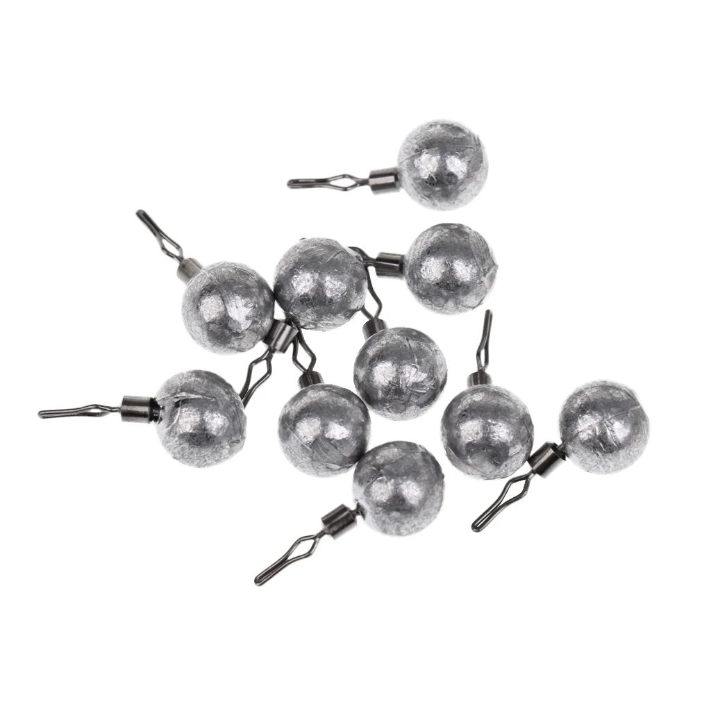 20 шт. овальной формы для рыболовного грузила весов Шот слайдер море рыболовное