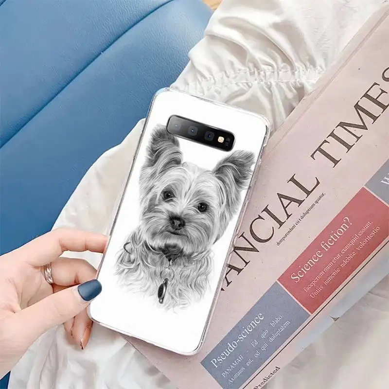 Yorkshire Terrier dog cute Phone Case For Samsung Galaxy S10 9 8 7 Plus S10E case for xiaomi