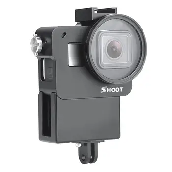 

Applicable to Black Protective Vlogging Cage Shell Socket Contact Box Bag Waterproof Case Protective Case
