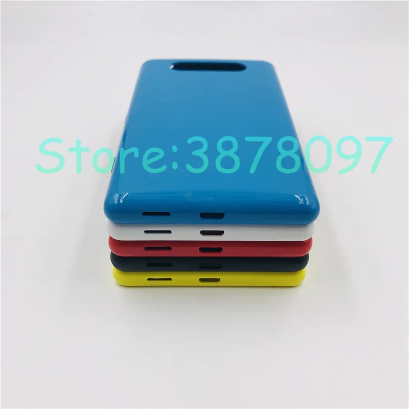 10Pcs/Lot New Housing For Nokia Lumia 820 Original Back Cover Battery Cover Case For Nokia 820 With Side Button