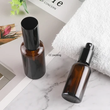 

Cosmetic 5ml 10ml 15ml 20ml 30ml 50ml 100ml amber brown green blue Essential Oil spray perfume glass bottle with mist sprayer
