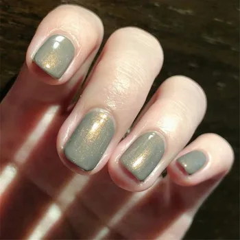 

24 Pcs/Set Simple Green Gradient Color Design Finished For Bride Art Tool Lady DIY Fake Nails Short Size Full Nail Tips Path