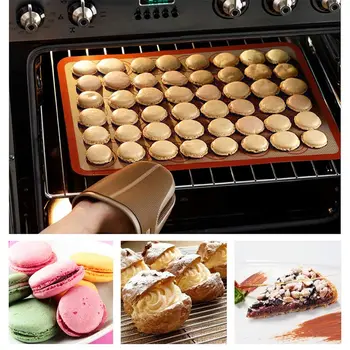 

41*29CM Non-stick Macaron Mat Silicone Baking Mat Rolling Dough Mat Cake Sheet Baking Pastry Tool