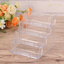 

Acrylic Business Holder School Office Desktop Supplies Business Case Stationery (Four Slots)