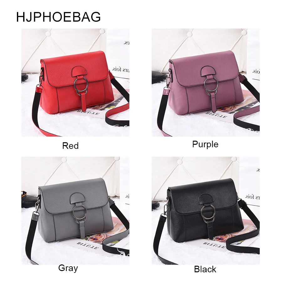 HJPHOEBAG простая сумка с клапаном на плечо из искусственной кожи сумки для женщин и