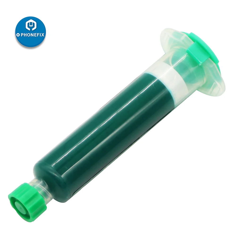 

MECHANIC Green UV Light Curing BGA PCB Solder Mask Ink for Phone PCB Motherbord Welding Prevent Corrosive Arcing Green UV Oil