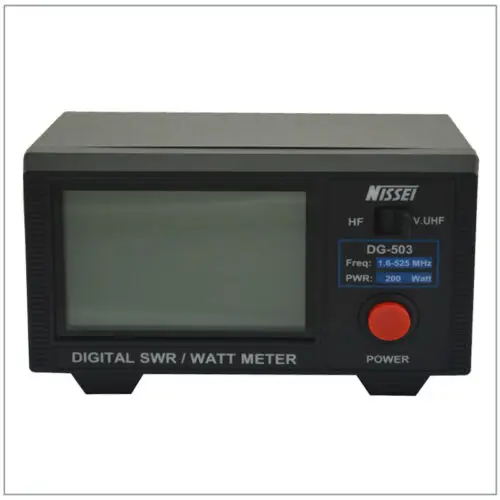Nissei DG-503 Digital LCD 3.5" SWR & Watt Meter for Two-way Radios,walkie talkie