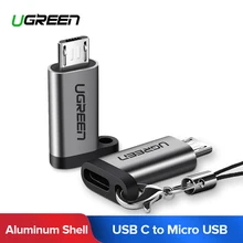 Ugreen USB type-c Adapter USB C na Micro USB konwerter żeński na męski Adapter do tabletu Xiaomi Samsung ładowarka synchronizacja danych