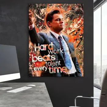 

HARD WORK BEATS TALENT Art Wall Pictures Printed painting For Living Room