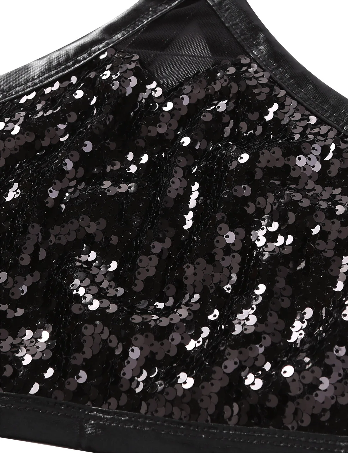 Sparkly Sequins Halter Sleeveless Sports Tank Top Sexy Vest Women Underwear Gym Yoga Clothing For Fitness Women Sport Camisole