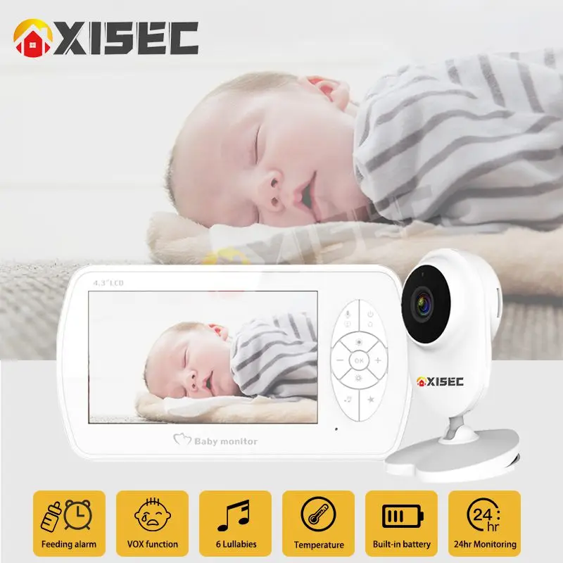 

2MP 1080P temperature alarm baby monitor wifi camera voice and cry detection