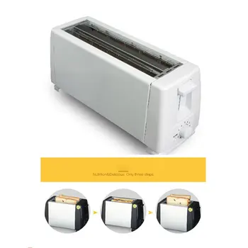 

1 Pcs 4 Slices Home Toaster Multi-Function Breakfast Machine Toaster Toast Sandwich Toaster Equipment