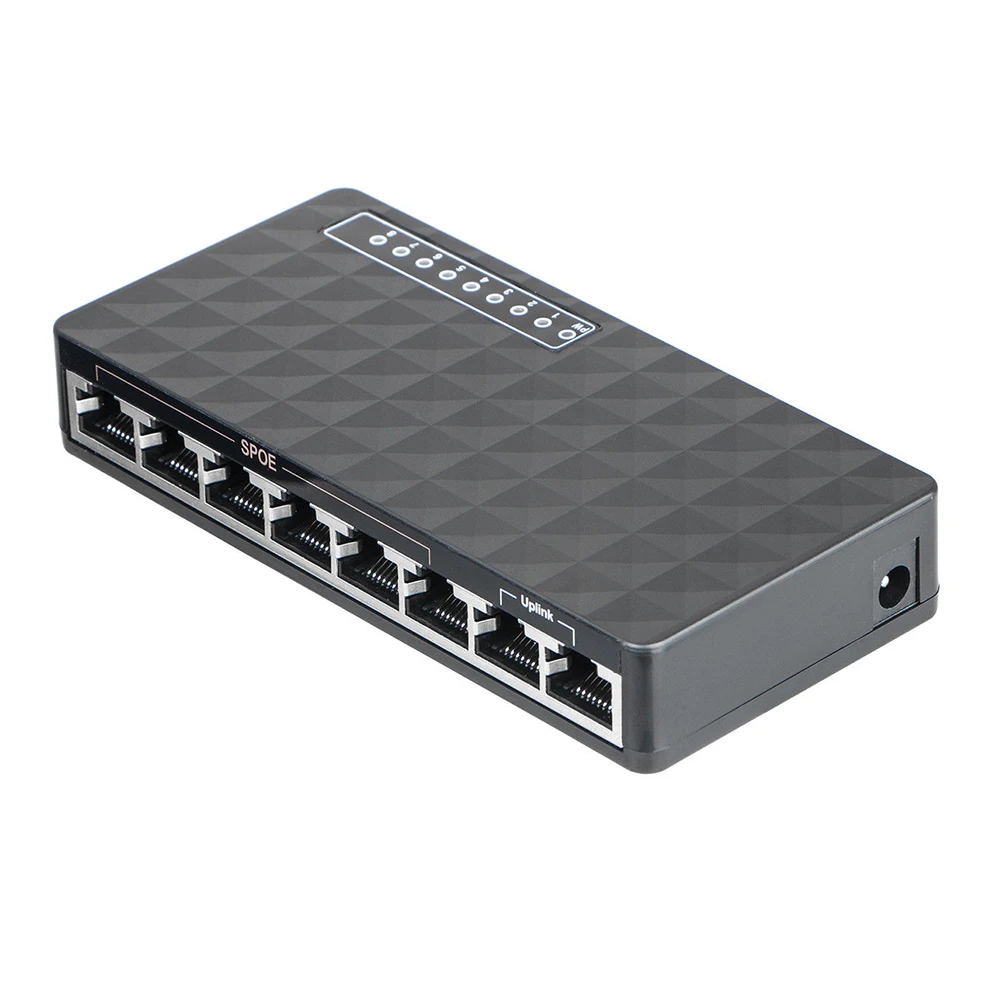 Сетевой коммутатор на 8 портов 100 Мбит/с Ethernet LAN RJ45 | Электроника
