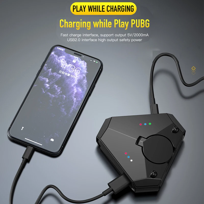 Pubg контроллер геймпад Bluetooth смартфон Android мобильный телефон геймпад геймер клавиатура мышь конвертер для iPad к ПК адаптер