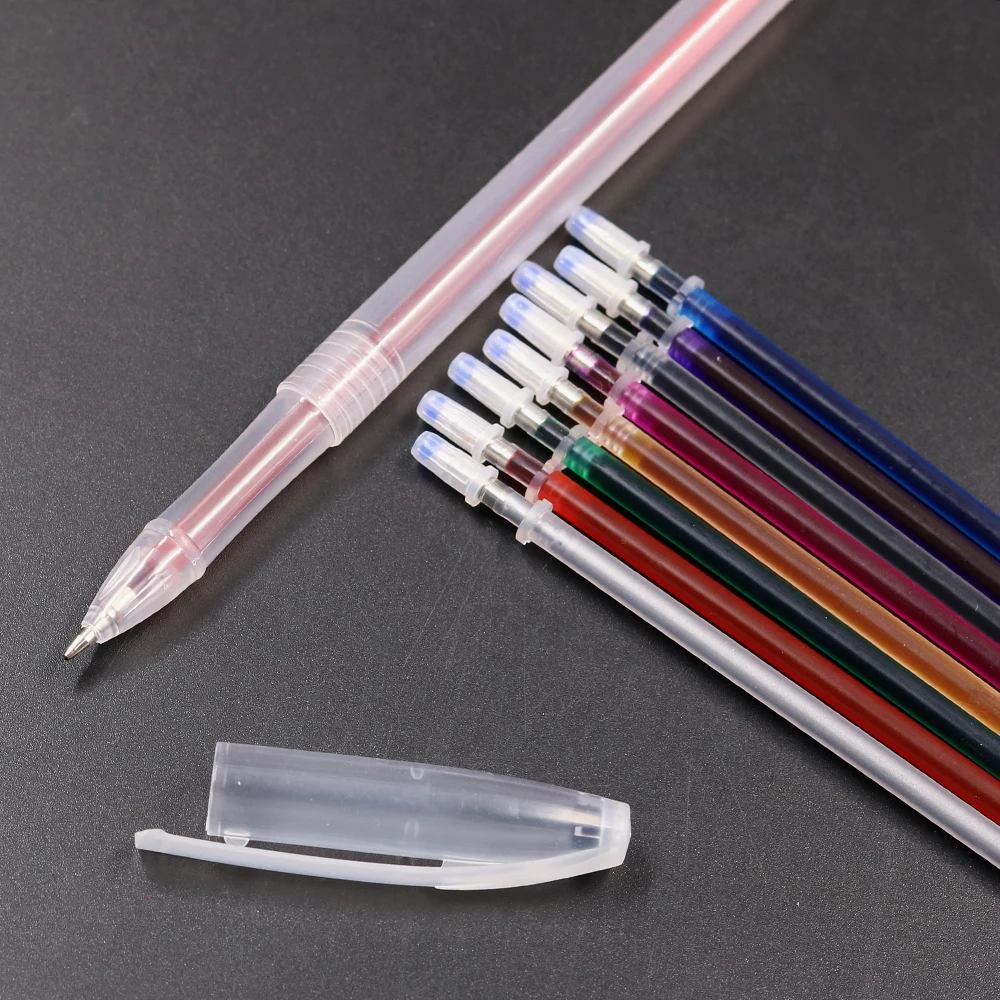 40pcs Water Soluble Pen Fabric Markers Refills Cross Stitch Water Erasable Pens for DIY Patchwork Needlework Sewing Tools