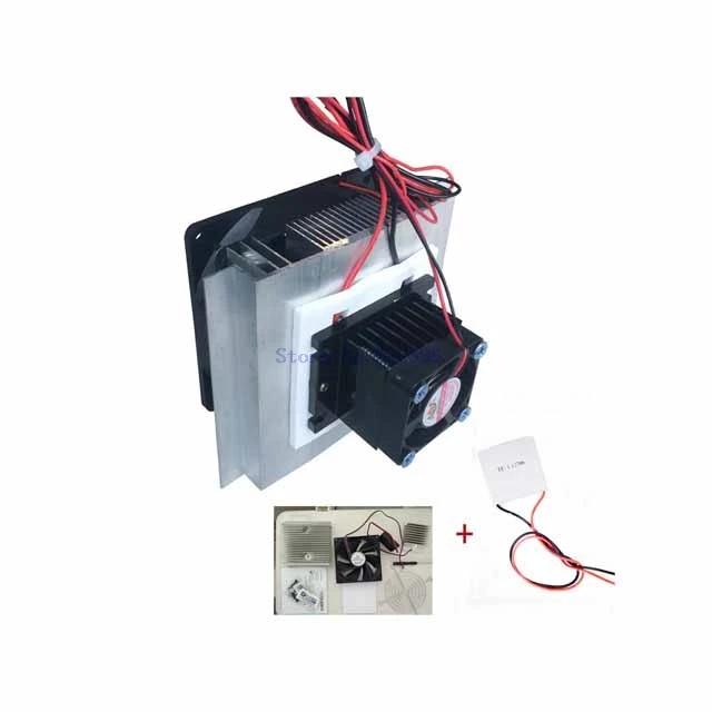 

A19-- 12V Electronic Refrigerator Diy Radiator Set 12706 Semiconductor Refrigeration Chip Refrigeration Module Cooling Kit