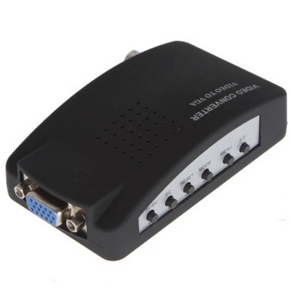 CC tv камера BNC S-Video VGA к VGA конвертер коробка ПК к ТВ VGA вход к VGA выход ноутбук монитор конвертер адаптер для