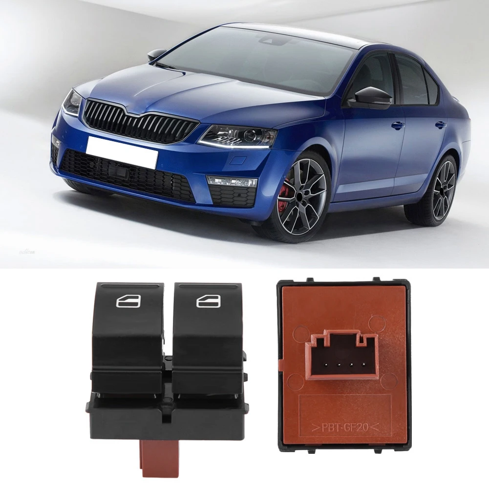 ABS пластик Электрический контроль мощность переключатель окна подходит для Skoda Octavia Fabia 2 Roomster 1Z0959858