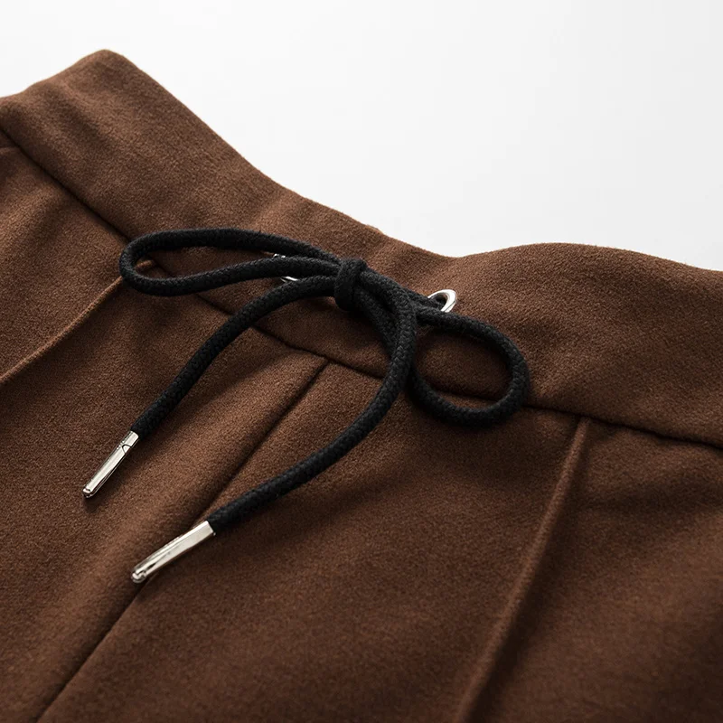 SEMIR повседневные женские брюки Зимние новые свободные ноги Девятый Брюки нерегулярные ноги эластичный пояс тренд брюки женские