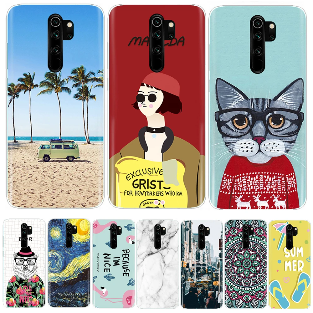 Индивидуальный чехол для телефона Xiaomi Redmi Note 8 note8 pro Чехол Мягкий креативный TPU