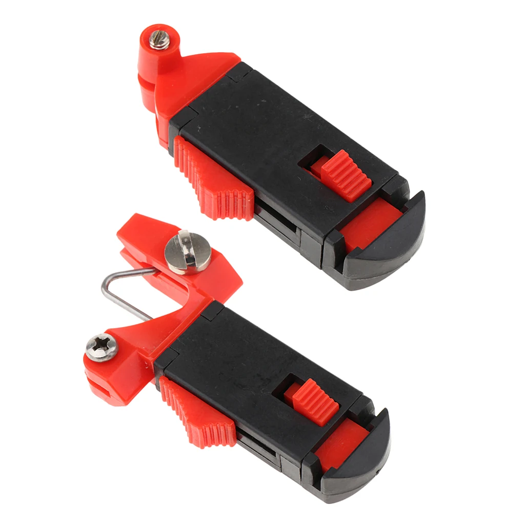 

2pcs Adjustable Tension Downrigger Outrigger Release Clips for Trolling