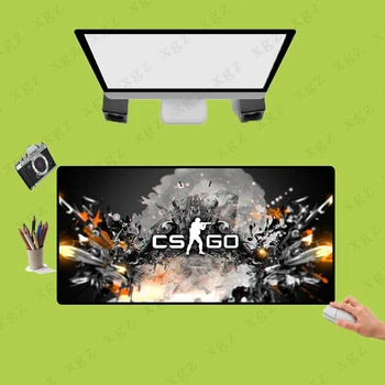 

XGZ Cs Durable Fashion Rubber Mouse Pad Non-slip Edge Control Gamer Xxl Speed Keyboard Mousepad Laptop Desktop Mat