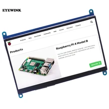 7 polegada 1024*600 painel de toque capacitivo tft lcd módulo tela display para raspberry pi 3 b +/4b