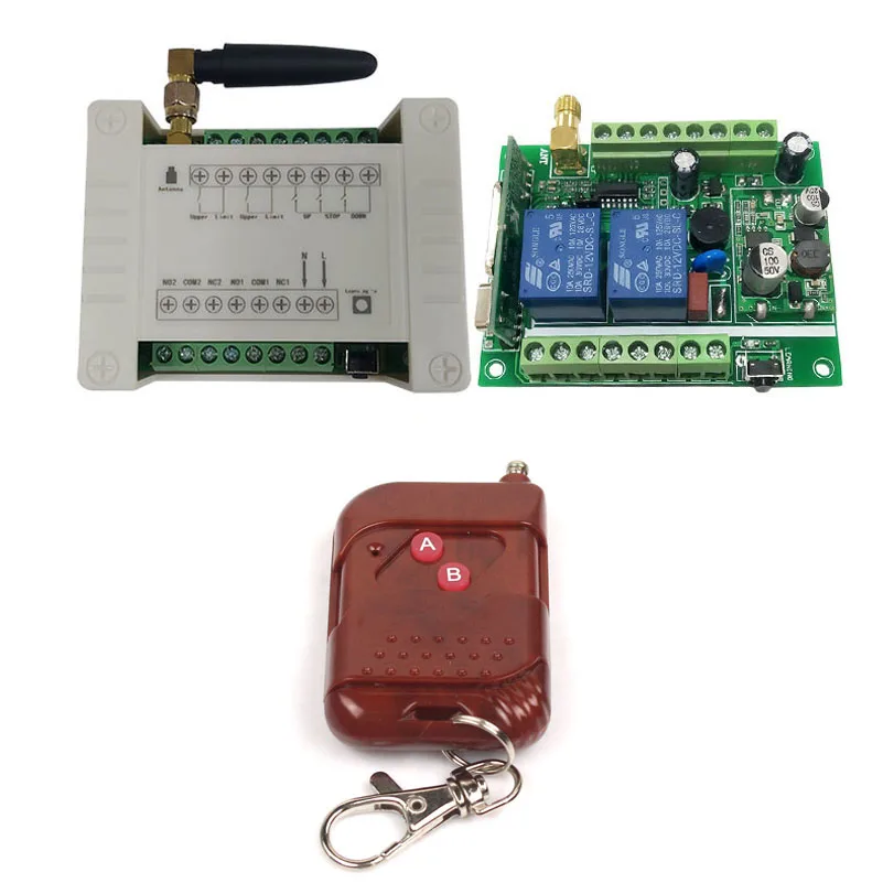 

12V-36V 2CH Wireless RF Remote Control Switch Receiver Relay Module For Garage door/shutter/radio/Projectors 12V 24V 36V
