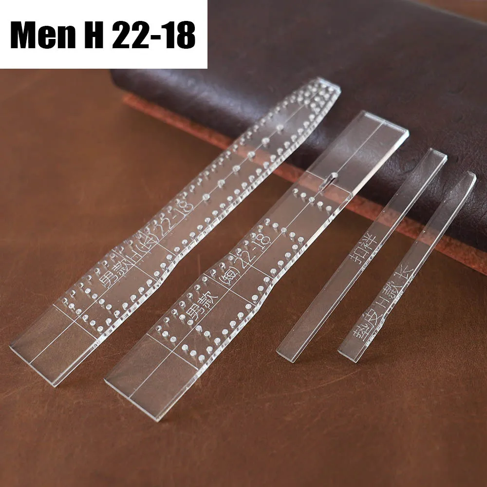 Leather Craft Transparent Acrylic Watch Strap Template - DIY Supplies